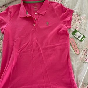 NWT Pink Lilly Pulitzer Polo